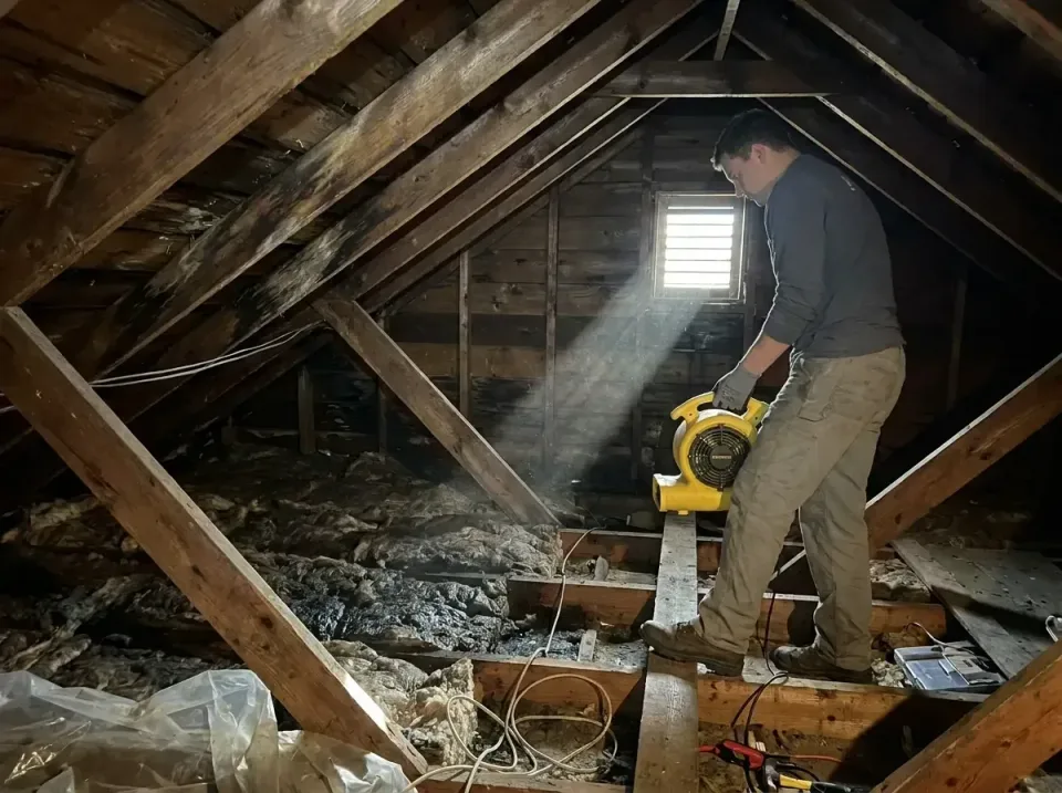 attic-water-damage-drying-proc-007 — frequently asked questions, Emergency Water Extraction & 24/7 Flood Response in Brownvi…
